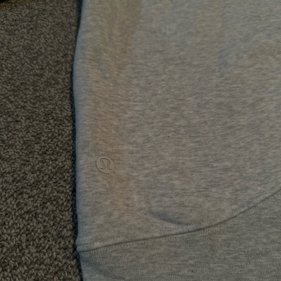 Lululemon heathered grey loungeful crewneck sweater - Picture 3 of 7
